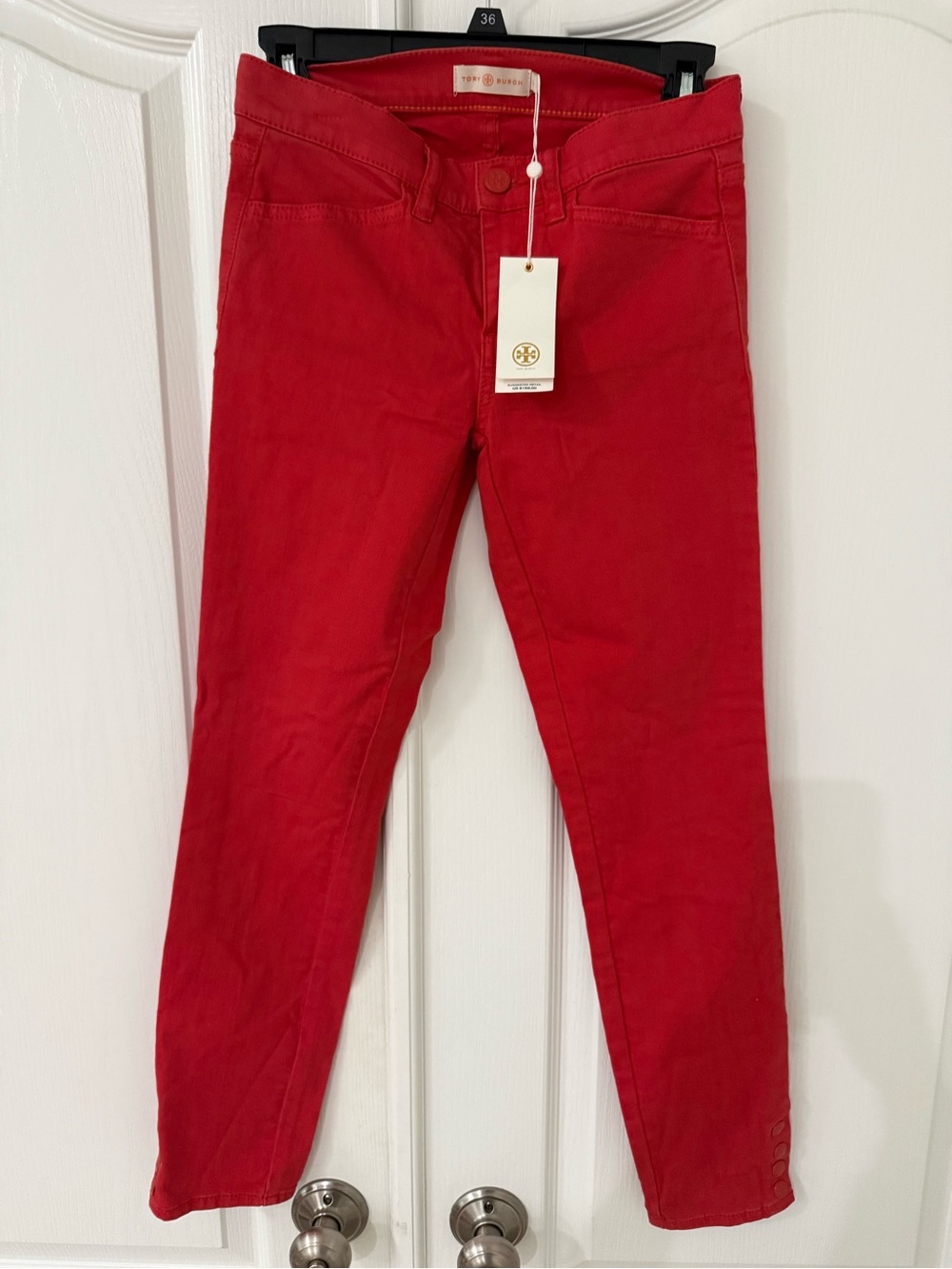 Tory Burch Emmy Ankle Skinny Jeans